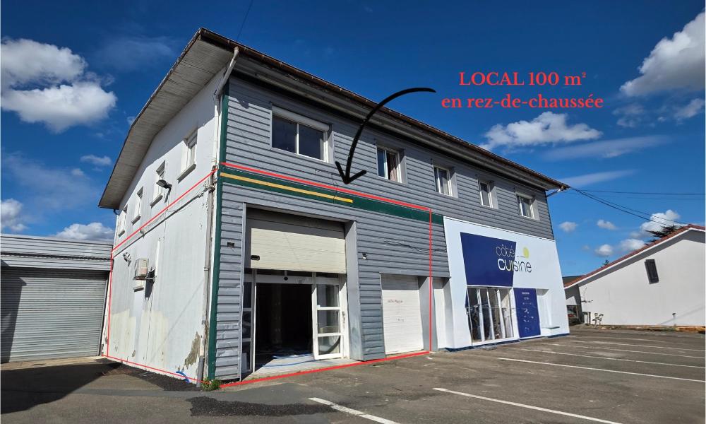 A VENDRE DAX Plateau brut 100 m² – projet loft ou division